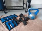 Set dumbbells, kettlebell, enkelgewichten, Ophalen, Zo goed als nieuw, Benen, Dumbbell