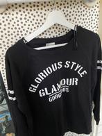 shirt xl glorious style zwart wit, Verzenden, Zwart, Zo goed als nieuw, Lange mouw