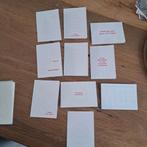 10 Blanco Kerstkaarten om te Stippen + Enveloppen, Ophalen of Verzenden, Nieuw, Kerst, Blanco kaart of Basiskaart