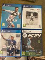 Fifa 19, 21, 23 en Fc24 playstation 4 & 5, Ophalen of Verzenden, Zo goed als nieuw, X, Sport