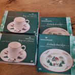 2 x Wedgwood kerst kop & schotel en 2 gebaksbordjes, Ophalen of Verzenden, Nieuw
