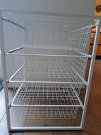 Jonaxel metaaldraad ladekast Ikea, Huis en Inrichting, Ophalen, 50 tot 100 cm, Zo goed als nieuw, 3 of 4 laden