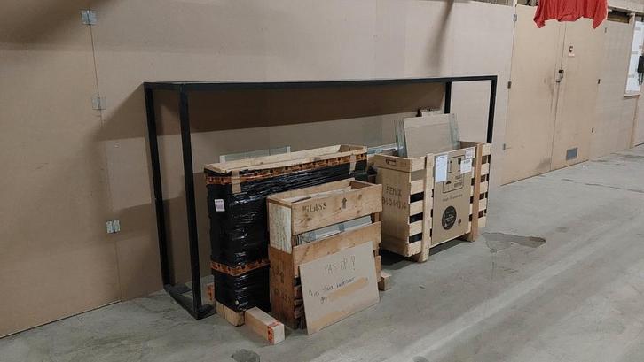 Stellages, Huis en Inrichting, Kasten | Boekenkasten, Zo goed als nieuw, 150 tot 200 cm, 25 tot 50 cm, Ophalen of Verzenden