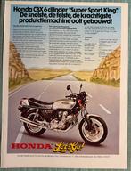 Advertentie Honda CBX 1000, Verzamelen, Automerken, Motoren en Formule 1, Verzenden, Zo goed als nieuw, Motoren