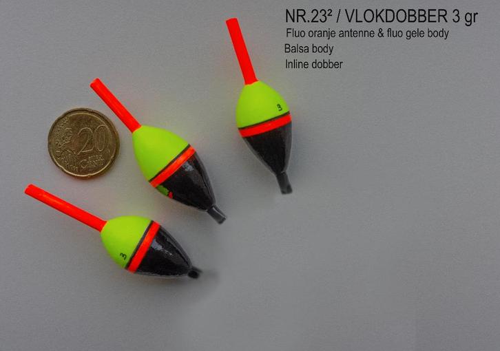 VLOKDOBBER HANDBUILT NR. 23²/ 3 gram, Watersport en Boten, Hengelsport | Witvissen, Nieuw, Dobber of Lood, Ophalen of Verzenden
