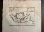 Antieke kaart (vestingkaart) Axel C. Merian 1660, Ophalen of Verzenden