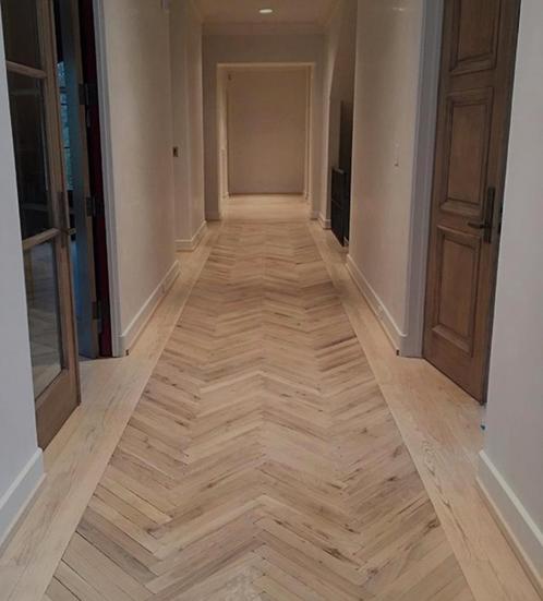 EIKEN VISGRAAT PARKET VLOEREN MULTIPLANK KANT & KLAAR VLOER!, Huis en Inrichting, Stoffering | Vloerbedekking, Nieuw, Parket, 75 m² of meer