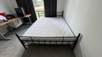 Bed, Huis en Inrichting, Slaapkamer | Bedden, Ophalen, Gebruikt, Zwart, Tweepersoons