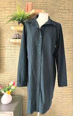 Travelstof jurk / lange blouse XXL 44 Angelle Milan zwarte d, Angelle Milan, Zwart, Maat 42/44 (L), Ophalen of Verzenden