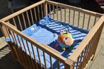 Baby/Peuter -Box 2 niveaus- merk Schardt/Bas -naturel hout-, Kinderen en Baby's, Boxen, Ophalen, Zo goed als nieuw, Vierkant, In hoogte verstelbaar