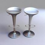 2 x Magis Bombo Barkruk | designer barkruk | rvs kruk, Ophalen, Magis, 60 tot 90 cm, In hoogte verstelbaar