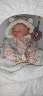 Reborn baby Sage ter adoptie, Ophalen of Verzenden, Zo goed als nieuw, Babypop, Levensecht of Reborn