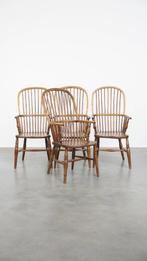 Antieke Engelse Windsor stickback chairs uit de 19e eeuw, Ophalen
