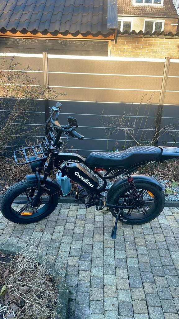Crossboss s20 pro special edition black, Fietsen en Brommers, Elektrische fietsen, Zo goed als nieuw, Overige merken, 59 cm of meer