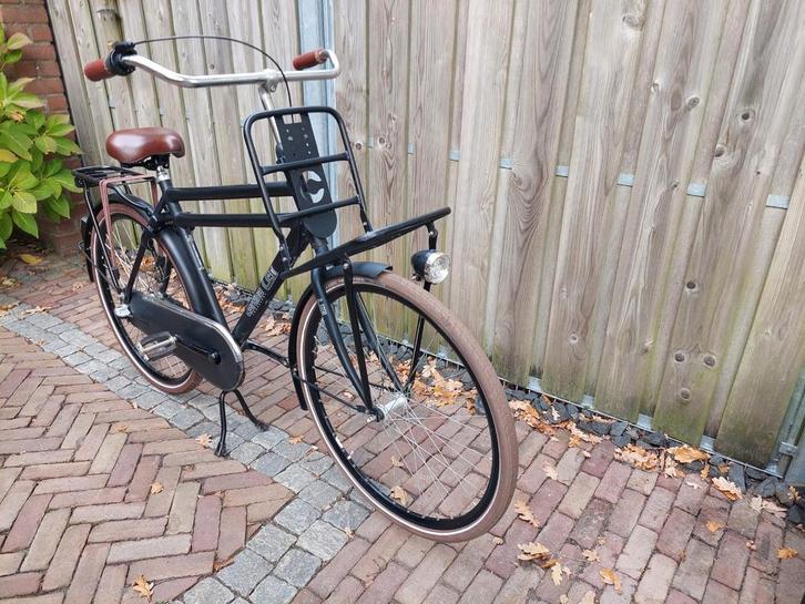 Cortina U4 transportfiets framehoogte 56cm 3 versnellingen., Fietsen en Brommers, Fietsen | Heren | Herenfietsen, Zo goed als nieuw
