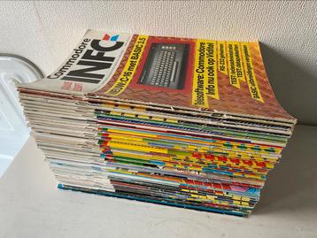 Enorme stapel Commodore Info magazines beschikbaar voor biedingen