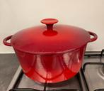 Braadpan staud cocotte 24 cm, Huis en Inrichting, Keuken | Potten en Pannen, Ophalen of Verzenden, Zo goed als nieuw, Gietijzer