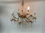 Kroonluchter - 12 armen, Huis en Inrichting, Lampen | Kroonluchters, Ophalen, Gebruikt, Glas