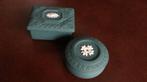 Wedgwood Jasper groen snuisterijdoosje  2x, Antiek en Kunst, Ophalen of Verzenden