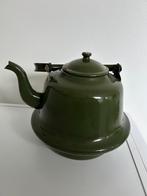 Groene Emaille Ketel - Vintage Gebruikt, Ophalen