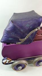 Vintage, antieke kinderwagen, poppenwagen, paars. S15, Tweedehands verkoop, Tweedehands verkoop, Gebruikt, Ophalen of Verzenden