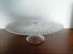Vintage Glazen Taartplateau, Antiek en Kunst, Ophalen of Verzenden