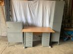Bureau, lockerkasten IKEA PS, ladenblokjes op wieltjes IKEA, Huis en Inrichting, Bureaus, Ophalen, Zo goed als nieuw
