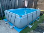 Bestway zwembad 282x196 incl zeil, filter, trap, Ophalen, 200 tot 300 cm, 80 tot 120 cm, Zo goed als nieuw