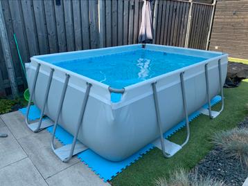 Bestway zwembad 282x196 incl zeil, filter, trap beschikbaar voor biedingen