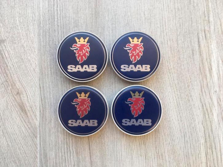 4 naafdoppen SAAB 93 of 95 63 mm, Auto diversen, Wieldoppen, Gebruikt, Ophalen of Verzenden