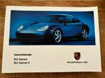 instructieboekje Porsche 911 WKD9960910, Ophalen of Verzenden