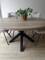 Ronde eettafel, Ophalen, Rond, Zo goed als nieuw, 100 tot 150 cm
