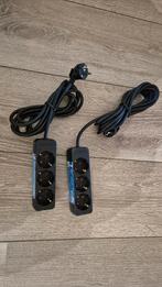 2 x stekkerdoos met 3 meter snoer, Doe-het-zelf en Verbouw, Elektra en Kabels, Ophalen, Zo goed als nieuw, Kabel of Snoer