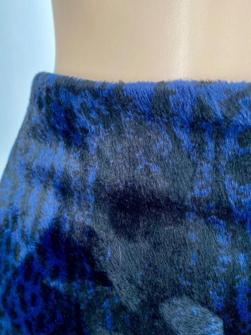 G639 Tence: mt. 38=M rok rokje donker-blauw/zwart, Kleding | Dames, Rokken, Zo goed als nieuw, Maat 38/40 (M), Blauw, Knielengte