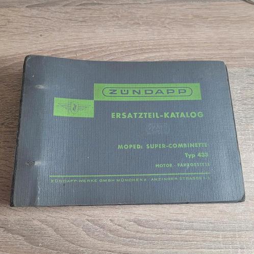 Zundapp Onderdelenboek Super-Combinette Type 433 12-1960, Fietsen en Brommers, Handleidingen en Instructieboekjes, Gebruikt, Verzenden