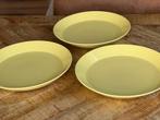 Set van 3 Arabia Teema borden - geel - 26 cm, Ophalen of Verzenden