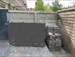 Grijze tegels 30x30, Tuin en Terras, Ophalen, Gebruikt, 10 m² of meer, Beton
