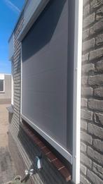 Electrische zonwering 150x133 cm met afstandsbediening, Ophalen, Zo goed als nieuw, Knikarmscherm