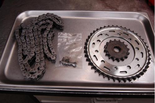 gsxr 1000 gsxr1000 k7 k8 ketting tandwielen kettingset, Motoren, Onderdelen | Suzuki, Gebruikt, Ophalen of Verzenden