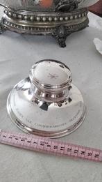 Antiek zilveren inktpot., Ophalen of Verzenden, Zilver