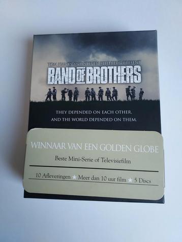 Band of Brothers - Steven Spielberg, tom hanks (5 dvd)  beschikbaar voor biedingen