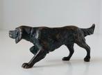 Antiek Weens Brons Beeldje Setter Pointer Jachthond Hond, Verzenden