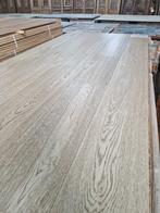 WEEKAANBIEDING! EIKEN VLOER, HANDGESCHRAAPT, GEBORSTELD EN G, Ophalen of Verzenden, Nieuw, 75 m² of meer