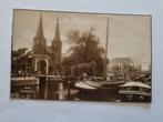 Delft - met Oostpoort met schepen, Ophalen of Verzenden, Voor 1920, Zuid-Holland