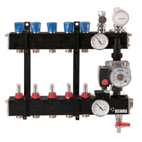 REHAU RAUTHERM 3001 ESP verdeler, 8-groeps, Doe-het-zelf en Verbouw, Verwarming en Radiatoren, Nieuw, Overige typen, 800 watt of meer