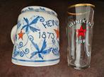 Heineken bierglas & bierpul., Verzamelen, Biermerken, Ophalen, Zo goed als nieuw, Glas of Glazen, Heineken