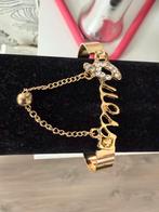 Goudkleurig Armband Guess met Strass Details nieuw, Sieraden, Tassen en Uiterlijk, Armbanden, Overige materialen, Nieuw, Ophalen of Verzenden