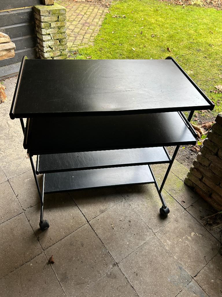 Computer tafel, Ophalen, Met wielen, Zo goed als nieuw