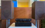 B & W dm110, Nad c326bee, Sony bdp s350, Wiim pro streamer, Audio, Tv en Foto, Luidsprekers, Ophalen of Verzenden, Gebruikt, Front, Rear of Stereo speakers