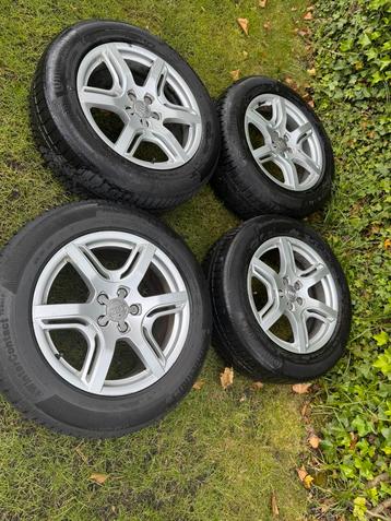 Originele 18 Audi Q5 velgen met winterbanden 5x112 beschikbaar voor biedingen